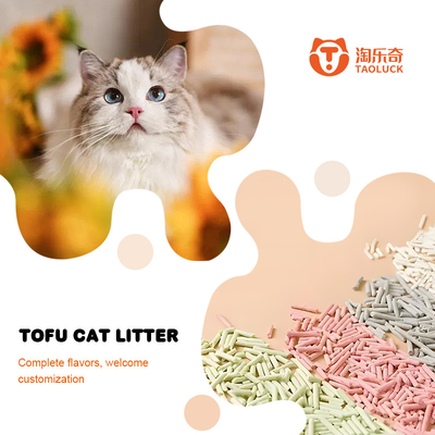 kaufen 100% natürliches Tofu Katzenmüll Geruchssperren Klumpeln biologisch abbaubares Katzenmüll online manufacture