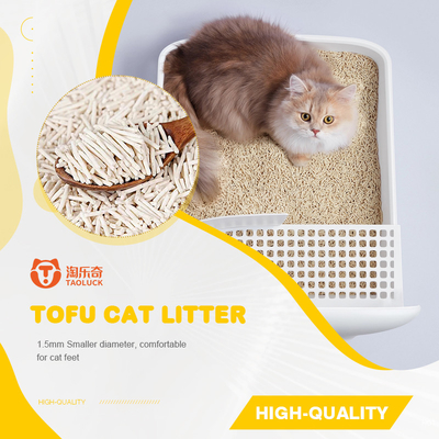 kaufen Streifenform Tofu Katzenmüll Massenmenge Superabsorption Wassermasse Katzenmüll online manufacture