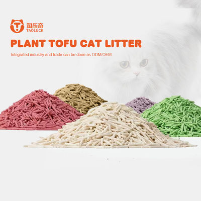 comprare Eco-Friendly Highly Absorbent Low Tracking Tofu Cat Litter Sand per il controllo degli odori e una facile pulizia fabbricazione online