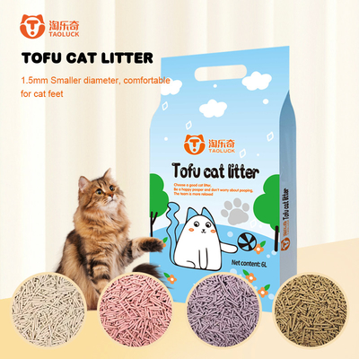 kupować Super Absorbent Bulk Tofu Cat Litter Sand Flushable Dust Free Natural Cat Litter online manufacture