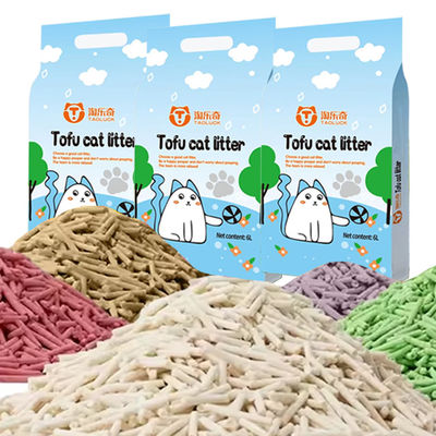 kaufen Premium Tofu Katzenstreu vom professionellen Fabriklieferanten, umweltfreundlich, biologisch abbaubar, spülbar, staubarm, schnell klumpend, sicher für Haustiere, angenehm für Pfoten, für alle Katzen Online-Herstellung