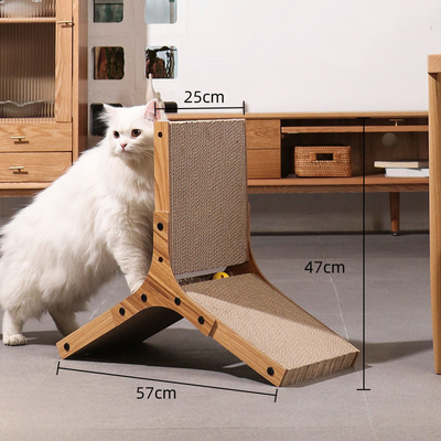 comprar Correndo Climbando Gato Scratcher ondulado Triângulo Cartão Gato Scratcher online manufacture